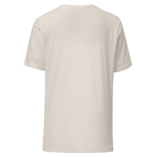 Unisex t-shirt - "Give me a superstition of shadows, And a pocketful of rain. Give me love that dies by sunrise, And a clean and empty vein." - Image 4