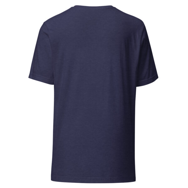 Unisex t-shirt - "O, my love,  my tragic love, you formed the shape of hope on the edge of a dead star night waiting where the wind  made music for a road-tripping moon painted with laughter and kisses." - Image 7