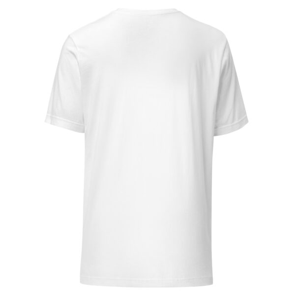 Unisex t-shirt - "O, my love,  my tragic love, you formed the shape of hope on the edge of a dead star night waiting where the wind  made music for a road-tripping moon painted with laughter and kisses." - Image 10